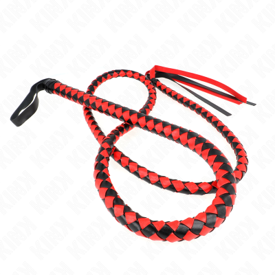 KINK LATIGO DE SERPIENTE LARGO ROJO 210 CM