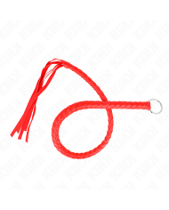 KINK LATIGO DE SERPIENTE CON ANILLO DE MANO ROJO 65 CM
