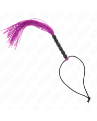 KINK MINI LATIGO DE SILICONA CON AGARRE 6 BOLAS MORADO 26 CM