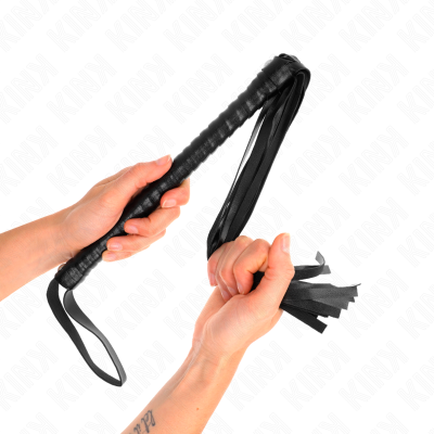 KINK LATIGO CON MANGO TEXTURIZADO NEGRO 485 CM