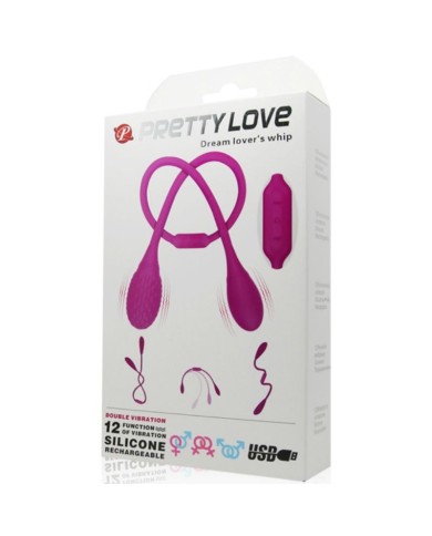 PRETTY LOVE ESTIMULADOR UNISEX DREAM LOVERS WHIP 2