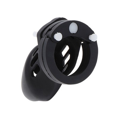 HIDDEN DESIRE EXTREME JAULA DE CASTIDAD SILICONA TALLA S NEGRO