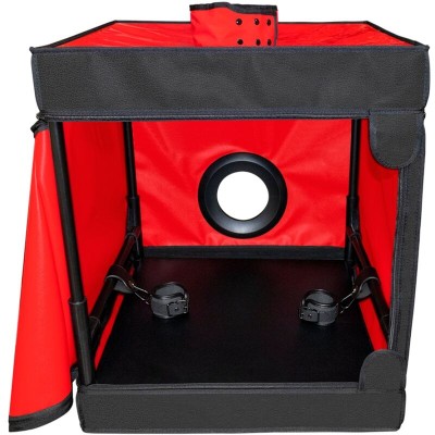 SECRET DOME KINK CLUB CABINA BUKKAKE NEGRO ROJO