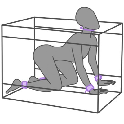 SECRET DOME KINK CLUB LA NICHE CABINA MORADO