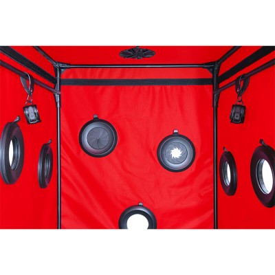 SECRET DOME KINK CLUB CABINA SCANDALE NEGRO ROJO