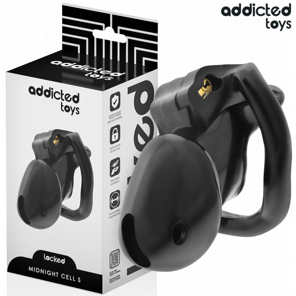 ADDICTED TOYS LOCKED MINDNIGHT CELL JAULA PARA PENE TALLA S