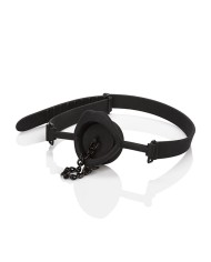 CALEXOTICS SCANDAL MORDAZA CON TAPON DE SILICONA NEGRO