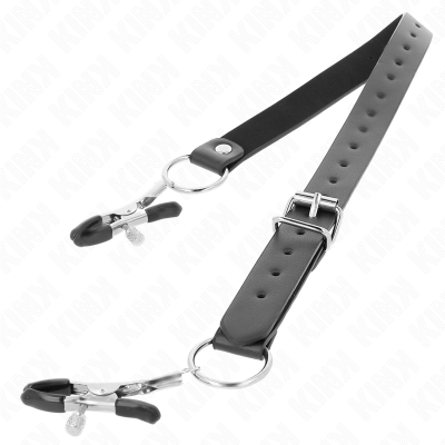 KINK PINZAS PARA CLITORIS 4 ENGANCHES AJUSTABLE 34 48 CM
