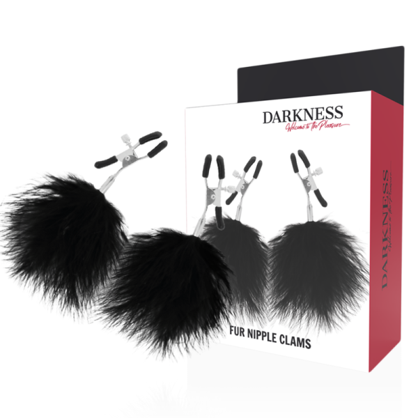 DARKNESS PINZAS PARA PEZONES CON POMPONES 2