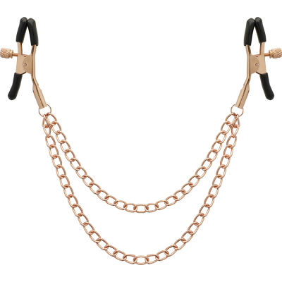 COQUETTE CHIC DESIRE FANTASY PINZAS METALICAS PEZONES CON CADENA
