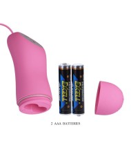 PRETTY LOVE PINZAS CON VIBRACION Y ELETROSHOCK ROSA