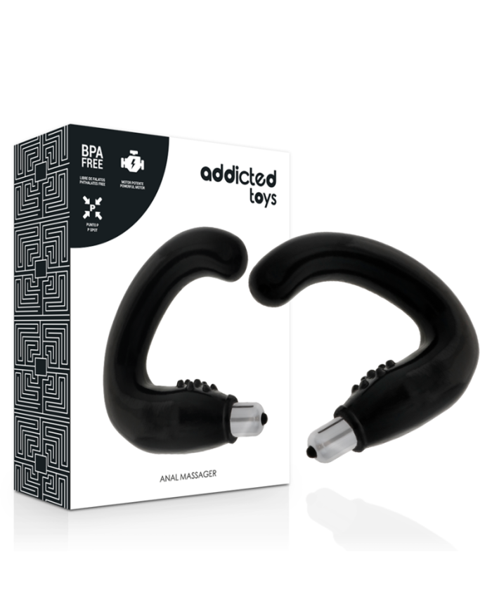 ADDICTED TOYS ANAL MASSAGER NEGRO ADDICTED TOYS ANAL MASSAGER NEGRO