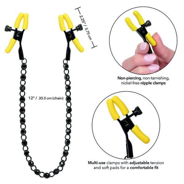 CALEXOTICS BOUNDLESS PINZAS DE PEZONES