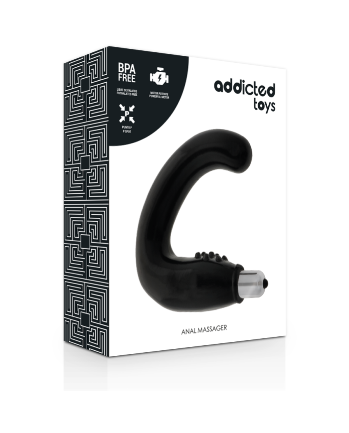 ADDICTED TOYS ANAL MASSAGER NEGRO ADDICTED TOYS ANAL MASSAGER NEGRO