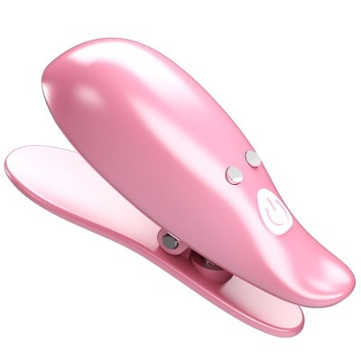 PRETTY LOVE LEAF PINZAS VIBRATORIAS PARA PEZONES ROSA