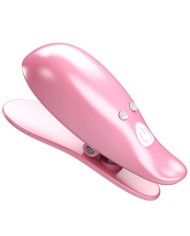 PRETTY LOVE LEAF PINZAS VIBRATORIAS PARA PEZONES ROSA