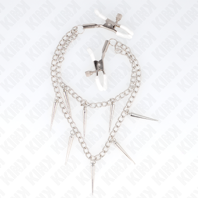KINK PINZAS PARA PEZONES CON CADENA DE PUAS 30 CM