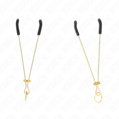 KINK PINZAS PARA PEZONES FINA DORADO 7 CM