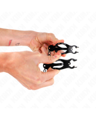 KINK PINZAS PARA PEZONES ESTILO JAPONES CON CADENA NEGRO 30 CM