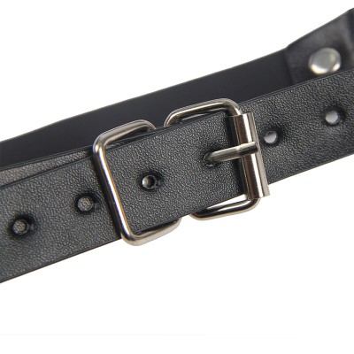 SUBBLIME 953720 PINZAS PARA EL PECHO CON CORREA DE CUERO BONDAGE NEGRO TALLA UNICA