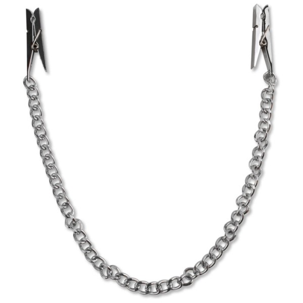 FETISH FANTASY SERIES SERIES CADENA PARA PEZONES PLATA