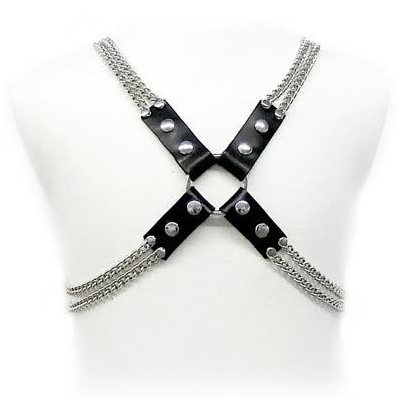 LEATHER BODY CHAIN HARNESS
