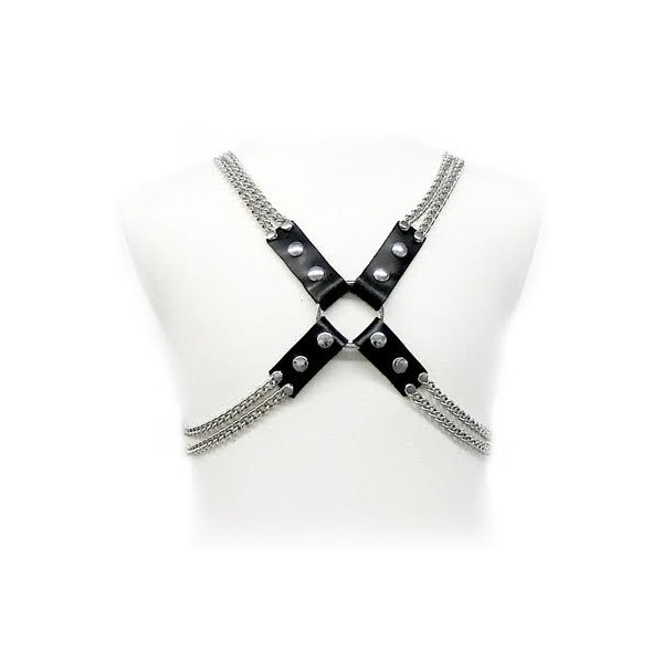 LEATHER BODY CHAIN HARNESS