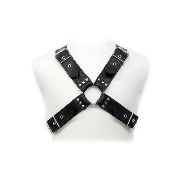 LEATHER BODY BUCKLES HARNESS