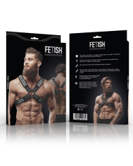 FETISH SUBMISSIVE ATTITUDE ARNES ECOPIEL PECHO CRUZADO CON REMACHES HOMBRE