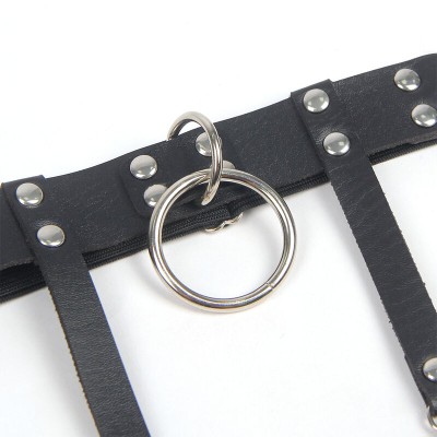 SUBBLIME 953744 LIGA PUNK DE CUERO AJUSTABLE NEGRO TALLA UNICA