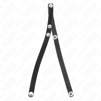 KINK ANILLO PENE CUERO CON CIERRE A PRESION 39 X 1 CM
