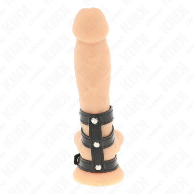 KINK ANILLO PENE POLIPIEL TRIPLE CON CIERRE A PRESION