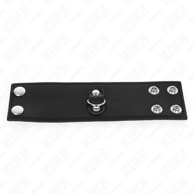 KINK ANILLO PENE CUERO CON CIERRE A PRESION 18 X 5 CM