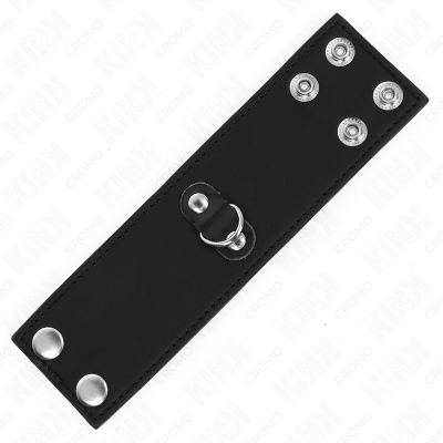 KINK ANILLO PENE CUERO CON CIERRE A PRESION 18 X 5 CM