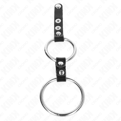 KINK ANILLO PENE DOBLE 38 CM A 5 CM CONECTADOS POR CUERO