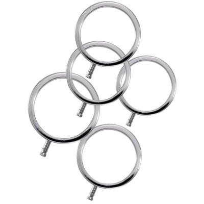 ELECTRASTIM ELECTRARINGS ANILLOS METALICOS PARA EL PENE PACK 5