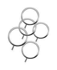 ELECTRASTIM ELECTRARINGS ANILLOS METALICOS PARA EL PENE PACK 5