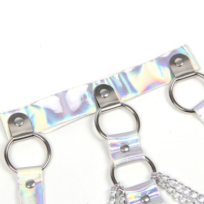SUBBLIME 953737 ARNES DE PECHO CON ANILLOS Y CADENAS PLATA TALLA UNICA
