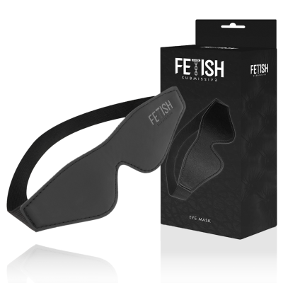 FETISH SUBMISSIVE ANTIFAZ CUERO VEGANO CON FORRO DE NEOPRENO