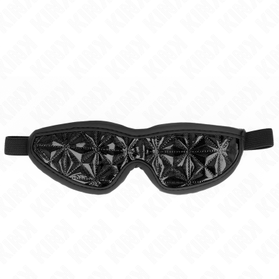 KINK VENDA CON PATRON DE DIAMANTES NEGRO 205 x 6 CM