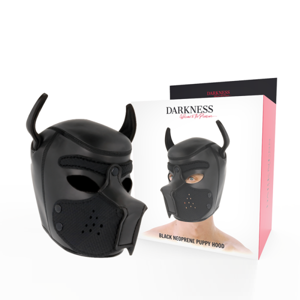 DARKNESS MASCARA PERRO DE NEOPRENO CON HOCICO EXTRAIBLE M