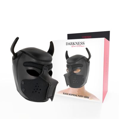 DARKNESS MASCARA PERRO DE NEOPRENO CON HOCICO EXTRAIBLE L