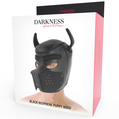 DARKNESS MASCARA PERRO DE NEOPRENO CON HOCICO EXTRAIBLE L