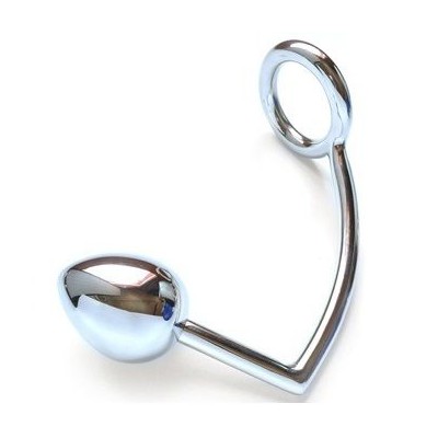 METAL HARD ANILLO CON GANCHO ANAL 50MM