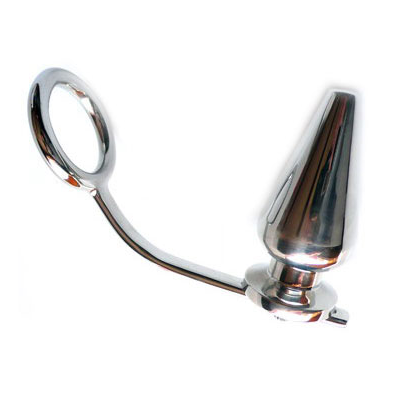 METAL HARD ANILLO ACERO CON PLUG ANAL 45 X 50MM