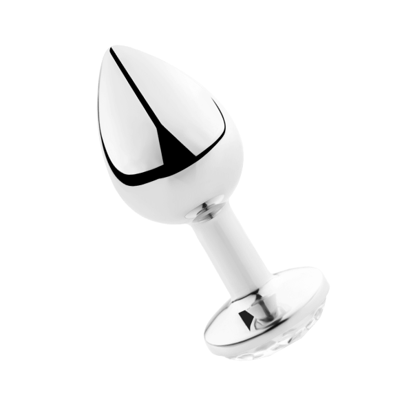 SECRETPLAY PLUG ANAL ALUMINIO TRANSPARENTE 7 CM