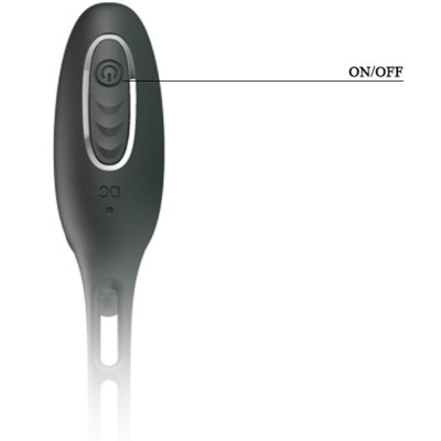 PRETTY LOVE ANILLOS PENE CON PLUG VIBRADOR