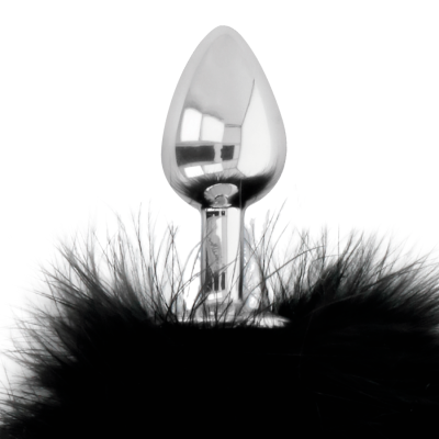 DARKNESS EXTRA BUTTPLUG ANAL CON COLA NEGRO 7 CM