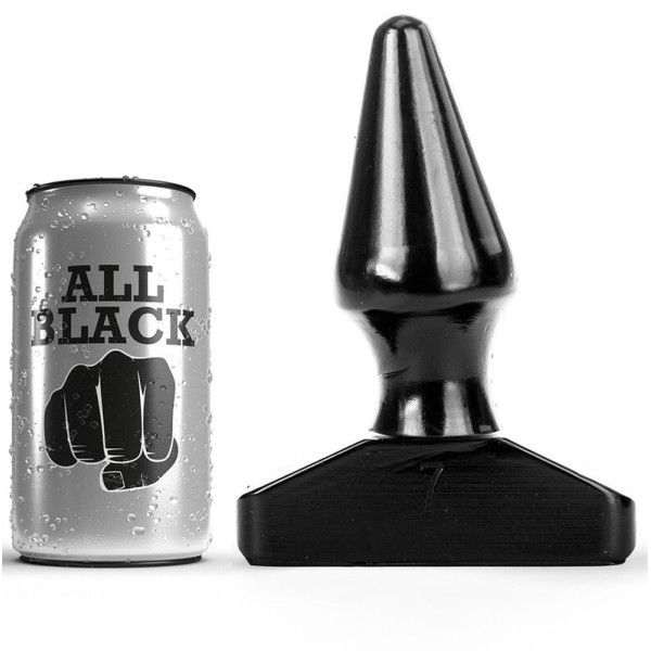 ALL BLACK PLUG ANAL 16 CM