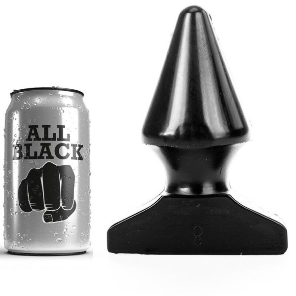 ALL BLACK ANAL PLUG 17 CM